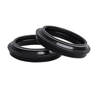 Joint d'huile d'amortisseur de fourche avant 49x60x11mm, Compatible avec Fat Bob FXDF Super Rocker KLX400R KLX400 SR(2pcs dust cover)