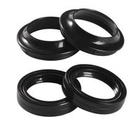 Joint D'huile Et Cache-poussière De Fourche Avant pour AP&rilia 100, 50 Beetle Street 2T, 4T, 125 SR, H2O Hiper2, Purejet (2001-2019)(2pcs Oil 2pcs Dust)