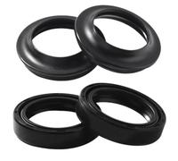 Joint d'huile et couvercle de fourche avant compatibles avec CRF 1000L CRF1000L Africa Twin Adventure Sports DCT ABS 2016 2017 2018 2019(2pcs seal 2pcs cover)