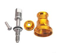Joint d'interface métallique pour Stella pour Stradic pour Twinpower Cardif Reel Rocker Arm 8 x 5 compatible avec les modèles 4000 et inférieurs, sept couleurs (doré)
