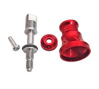 Joint d'interface métallique pour Stella pour Stradic pour Twinpower Cardif Reel Rocker Arm 8 x 5 compatible avec les modèles 4000 et au-dessous de sept couleurs (rouge)