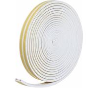 Joint d'isolation adhésif - AGT - 2 x 8 m - Blanc - Facile à installer - Caoutchouc