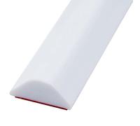 Joint Douche Bande Imperméable Pliable De Silicone Barrage Eau Douche Autocollante Joint Barrière Porte Douche Pliable Et Système Rétention Etancheite (1M,Blanc)