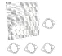 Joint Échappement 20x20cm, Joint Krümmer 1.6mm - Joint Métal Céramique Résistant à Haute Température jusqu’à 350°C, Universel Découpable pour Voiture, Moto et Moteur Diesel