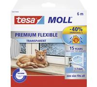 Joint en bande tesa PREMIUM FLEXIBLE 05417-00200-02 tesamoll® transparent (L x l) 6 m x 9 mm 1 pc(s)