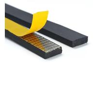 Joint en caoutchouc, 1 rouleau de caoutchouc EPDM plat auto-adhésif 2 m ou 10, étanche et résistant à l'usure, for armoires électriques, avec éponge anti-collision(5mm x 25mm x 10M)