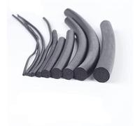 Joint en caoutchouc de silicone expansé for outil de test CNC - Solution d'étanchéité étanche et flexible, noir, 1 pièce(Dia 10mm 20m)