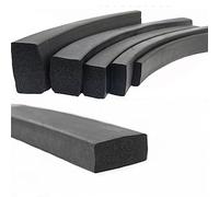Joint en caoutchouc, Joint d'étanchéité en caoutchouc mousse EPDM noir, épais, résistant à la corrosion, insonorisant et anti-poussière, rectangulaire, 1 m, pièce(30x30mm 1m)