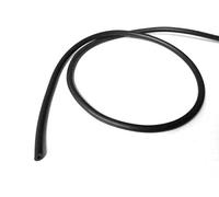 Joint en caoutchouc pour cadre fixe de moustiquaire, longueur 10 mètres, profil noir à section ronde d'un diamètre de 4,8 mm, idéal pour fixer le filet de moustiquaire.