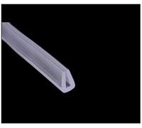 Joint en caoutchouc profilé en U scellé joint bande utilisable sur le bord de la table, transparent, long de 5 mètres, (7 mm-4 mm) convient pour une épaisseur de 1 à 2 mm
