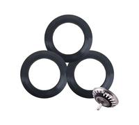 Joint en élastomère pour paniers filtrants, Ø extérieur 54 mm, Ø intérieur 32 mm, 4.6 mm d'épaisseur, pièce de Rechange pour Bouchons de paniers Ø 78, 79, 80, 82, 83 mm, Remplacement，3 pcs.