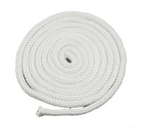 Joint en fibre de verre de 3 m pour portes de poêle à bois offrant une solution d'étanchéité pour brûleurs à bois, cheminées et appareils de chauffage industriels (10 mm x 3 m de long)