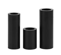 Joint en Nylon Non fileté noir M11 M14 M16 M18, joint de colonne creuse, vis de carte PCB, 10 à 20 pièces(18mm,M18x12-10pcs)