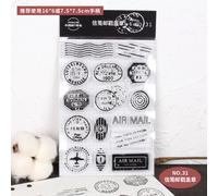 Joint En Silicone,Disposition Anglaise Rétro Quotidienne,Tampon De Dimanche Et Du Mois,Décoration De Bordure,Chiffres,Journal,Scrapbooking,Tampon En Caoutchouc - Type Letter Postmark