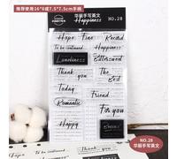 Joint En Silicone,Disposition Anglaise Rétro Quotidienne,Tampon De Dimanche Et Du Mois,Décoration De Bordure,Chiffres,Journal,Scrapbooking,Tampon En Caoutchouc - Type Handwritten English