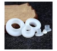 Joint en silicone/plastique - Joint de transistor en nylon The Step T-Type Isolation en plastique Protecteur de filetage M2 M3 M4 M5 M6 M8 M10 M12 M14 M16 (couleur : noir, taille : TW-9/M5(100PCS)) (