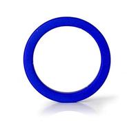 Joint en silicone pour filtre de tête de groupe 60 mm pour machines à expresso et joint de fusée à café E61 compatible avec Cafelat de rechange pour Faema (bleu) (net + joint d'étanchéité pour anneau)