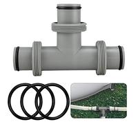 Joint En T Pour Tuyau D'Eau,Raccord De Tube De Rechange Pour De Piscine Gonflables, Adaptateur De Raccord En T De Tuyau De Pompe De Filtre À Sable, Connecteur De Joint De Tuyau