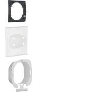 Joint étanchéité pour interrupteur poussoir - HAGER - 10107100 - Plastique - 2 boutons - Blanc