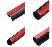 Joint fenetre isolation Bande D'étanchéité Caoutchouc Pour Porte Voiture BPZ Big D 2 Mètres Pour Coffre Capot Bord Fenêtre Isolation Phonique EPDM(SmallD-2Pcs)