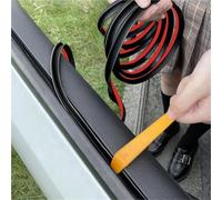 Joint fenetre isolation Bande D'étanchéité Pour Vitres Voiture Bandes Pour Remplissage Latérales Caoutchouc Coupe-froid Forme V Produits D'isolation Phonique(4 meters)