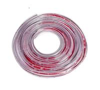 Joint fenetre isolation Moulage Porte Voiture Forme U 5M Bande Protection Contre Les Rayures Caoutchouc Garniture Bord Automobile Style Bricolage(5M Transparent)