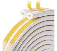 Joint Fenêtre Porte Isolation,10mètre Joint De Porte D'entrée Avec Forte Adhérence Ur La Calfeutrage Fenetre Porte Pour Preuve De Collision,Anti-Froid,Anti-Intempéries¿10m,Blanc)