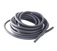 Joint Fenetre Pvc Rainure Bande de joint en caoutchouc silicone mousse noir Ronde Dia Cordon moussant moulage amortisseur imperméable(10M_O_DIA 5MM)