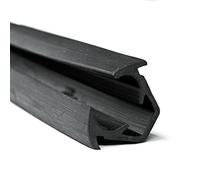 Joint Fenetre Pvc Rainure Bande d'étanchéité en caoutchouc pour épaisseur Alliage d'aluminium Verre Porte de porte Verdure Son Sound Sceau Home Accessoires(Transparent)