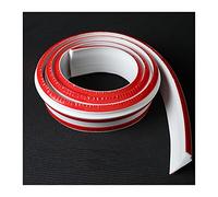 Joint Fenetre Pvc Rainure Custom Auto-adhésif Barrière de barrière d'eau Strip Barre soutènement barre pour cuisine Salle bain Évoussique écossé Sceau Silicone Blanc noir(White,1.5X2.5CM_1.8M LONG)