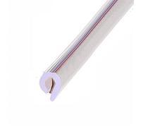 Joint Fenetre Pvc Rainure Porte de voiture Caoutchouc Strip Guards Auto-adhésion Étanchéité Scellant Scratch Protecteur Universal Auto Décoration Accessoires(Transparent)