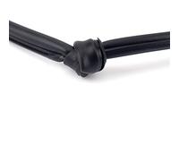 Joint Fenetre Pvc Rainure Sceau de la porte et fenêtre en caoutchouc étanche à poubelle d'étanchéité poudre plastique vitrine(5x8mm)