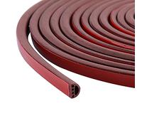 Joint Fenetre Pvc Rainure Silicone caoutchouc d'étanchéité de la bande fenêtre isolant isolante auto-adhésive(Gray 9x8mm)