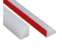 Joint Fenetre Pvc Rainure Triangle silicone bouchon d'eau salle de bain et cuisine barrières auto-adhésif butée(200CM)