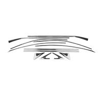 Joint Fenêtre Voiture Bande étanchéité vitres extérieures voiture titane noir protection contre eau pare-brise pour Lexus ES 2019 2020 2021 2022 Voiture Coupe-Froid