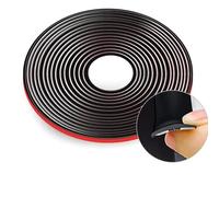 Joint Fenêtre Voiture Bandes étanchéité caoutchouc 27 mm pare-brise toit ouvrant bord fenêtre toit voiture bande étanchéité isolation phoniqu protection étanche Voiture Coupe-Froid(27mmx4)