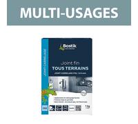 Joint fin tous terrains blanc 1kg BOSTIK