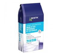 Joint flex carrelage pour mur et sol - intérieur et extérieur - gris - 5kg BOSTIK