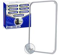 Joint Four 480x360 mm avec le Code Original 6432220 4696921 pour Miele pour Imperial 02846905 pour Quelle - Joint Porte Four avec 4 Crochets - Garantie de 10 Ans - MONTERAL