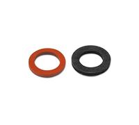 Joint gaz butane propane - Rousseau - Lot de 2 joints - Diamètre 18x11 mm - Épaisseur 2 mm - Joint rouge côté détendeur