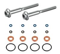 Joint Injecteur 1.6 TDI avec Vis D'injecteur pour Golf 6/7 Octavia A3/A1 Touran Fabia Caddy Jetta, Kit Reparation Injecteur avec 4 D'injecteur et 2 Vis Fixation pour WHT003187 03L130519 03L130277B