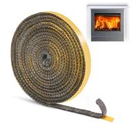 Joint Insert Cheminée, Joint Cheminee Insert Joint Cheminée Auto-adhésive pour Poêle, Cheminée, Tube Poele, Porte de Four, Joint Poele a Granule Joint Pour Poele a Bois taille 2mm x 1cm x 2,5m