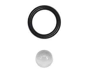 Joint, kit d'entretien, joint torique,+boule de verre, pour soupape de crema, de l'unité d'ébullition, pour convient à Saeco Spidem "Compatible/remplacement pour" Miele Gaggia Krups Solis Bosch Tchibo