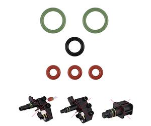 Joint, kit d'entretien, joints toriques, adaptable sur DeLonghi ESAM ECAM ETAM PrimaDonna Dinamica Autentica Magnifica EN Lattissima pour embrayage lait, tank à lait, réservoir à lait,set44