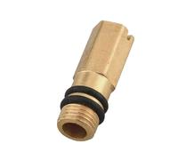 Joint M10 x 10 mm en laiton - Bouchons d'entrée d'eau en métal faciles à installer pour robinet de cuisine - Bouchons d'obturation pour alimentation en eau froide - Pas d'entrée en laiton
