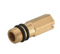Joint M10 x 10 mm en laiton - Bouchons d'entrée d'eau en métal faciles à installer pour robinet de cuisine - Bouchons d'obturation pour alimentation en eau froide - Bouchons anti-fuites pour robinet