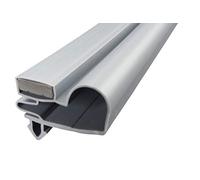 Joint magnétique profilé grand H - 2000 mm avec bande magnétique - Couleur : gris foncé (joint de réfrigérateur)