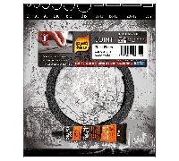 Pyrofeu Joint Plat pour Insert et Poêle Longueur 2,5m, 15x1,2mm - Excellente Étanchéité à l'Air - Résistance 500°C - Conforme aux Joints des Constructeurs - Inclus Colle Réfractaire Noire