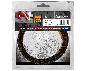 Joint Noir Pyrofeu Plat 20x1,2mm, longueur 2,5m, avec adhesif