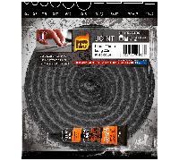 Pyrofeu Joint en fibre de verre noir Ø15mm 2,5m – Résiste 500°C – Fab. France, colle 17ml